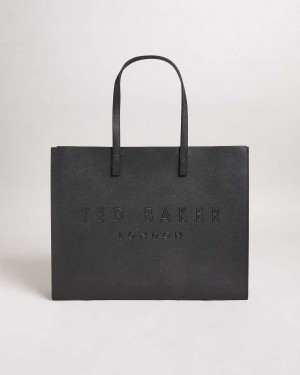 Black Women Ted Baker Sukicon Large Tote Bags | T-086391