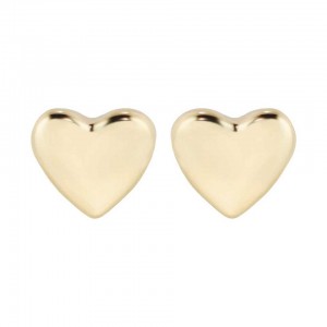 Gold Women Ted Baker Harly Tiny Heart Stud Earrings | T-289065