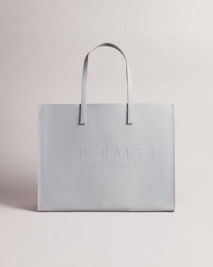 Light Grey Women Ted Baker Sukicon Large Tote Bags | T-394782