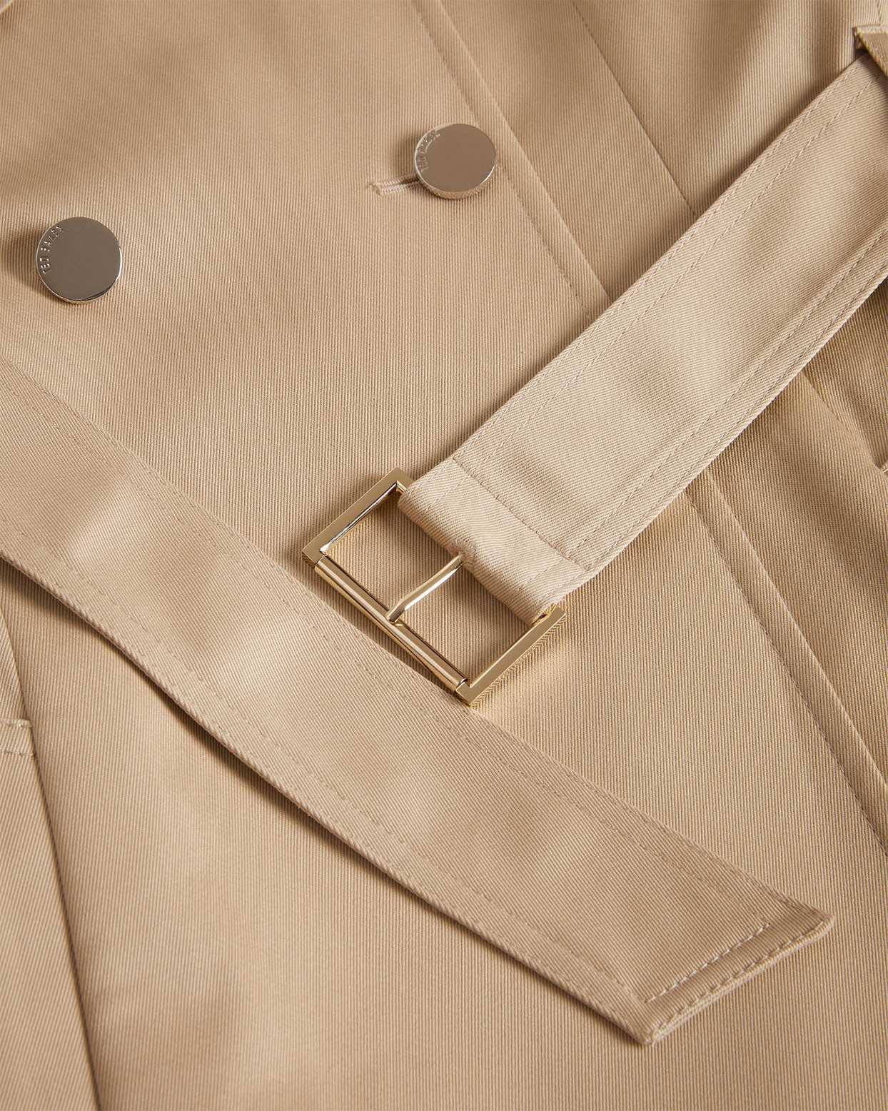 Beige Women Ted Baker Robbii Showerproof Trench Coat | T-861035