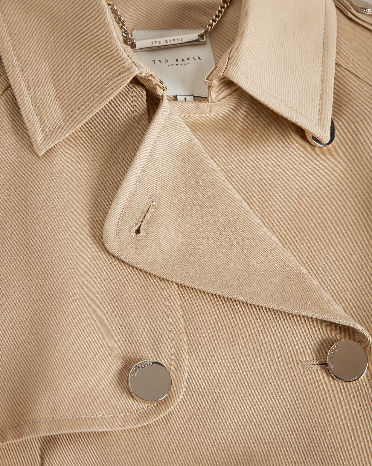 Beige Women Ted Baker Robbii Showerproof Trench Coat | T-861035