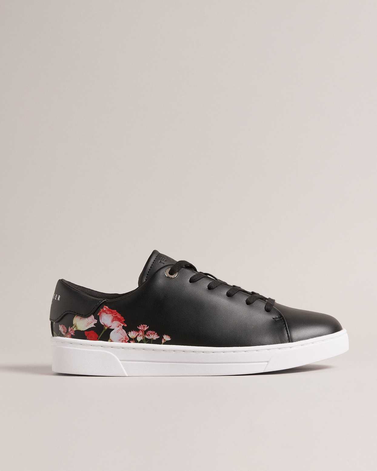 Black Women Ted Baker Arlita Floral Print Cupsole Sneakers | T-320196