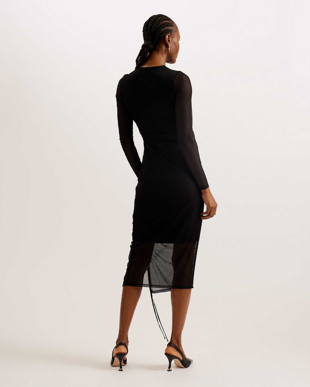 Black Women Ted Baker Lyann Bodycon Dress | T-134068