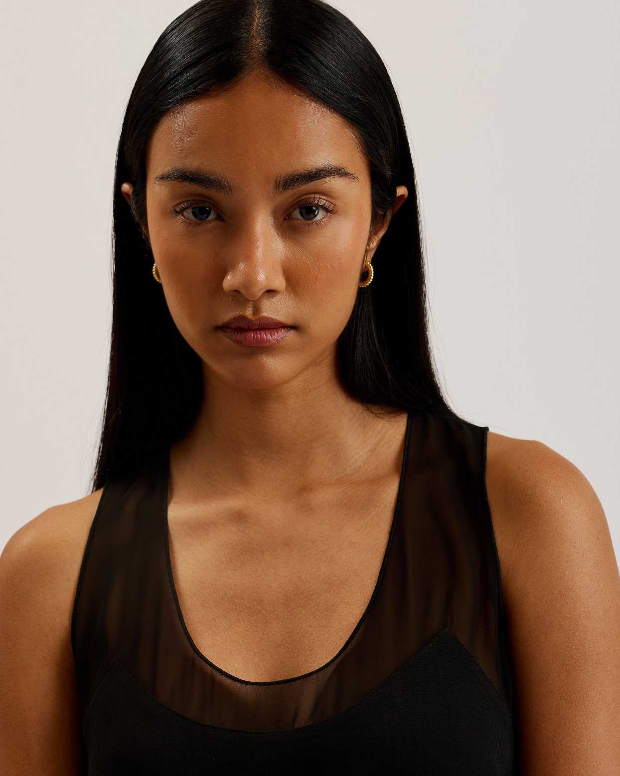 Black Women Ted Baker Tilama Tank Top | T-097183