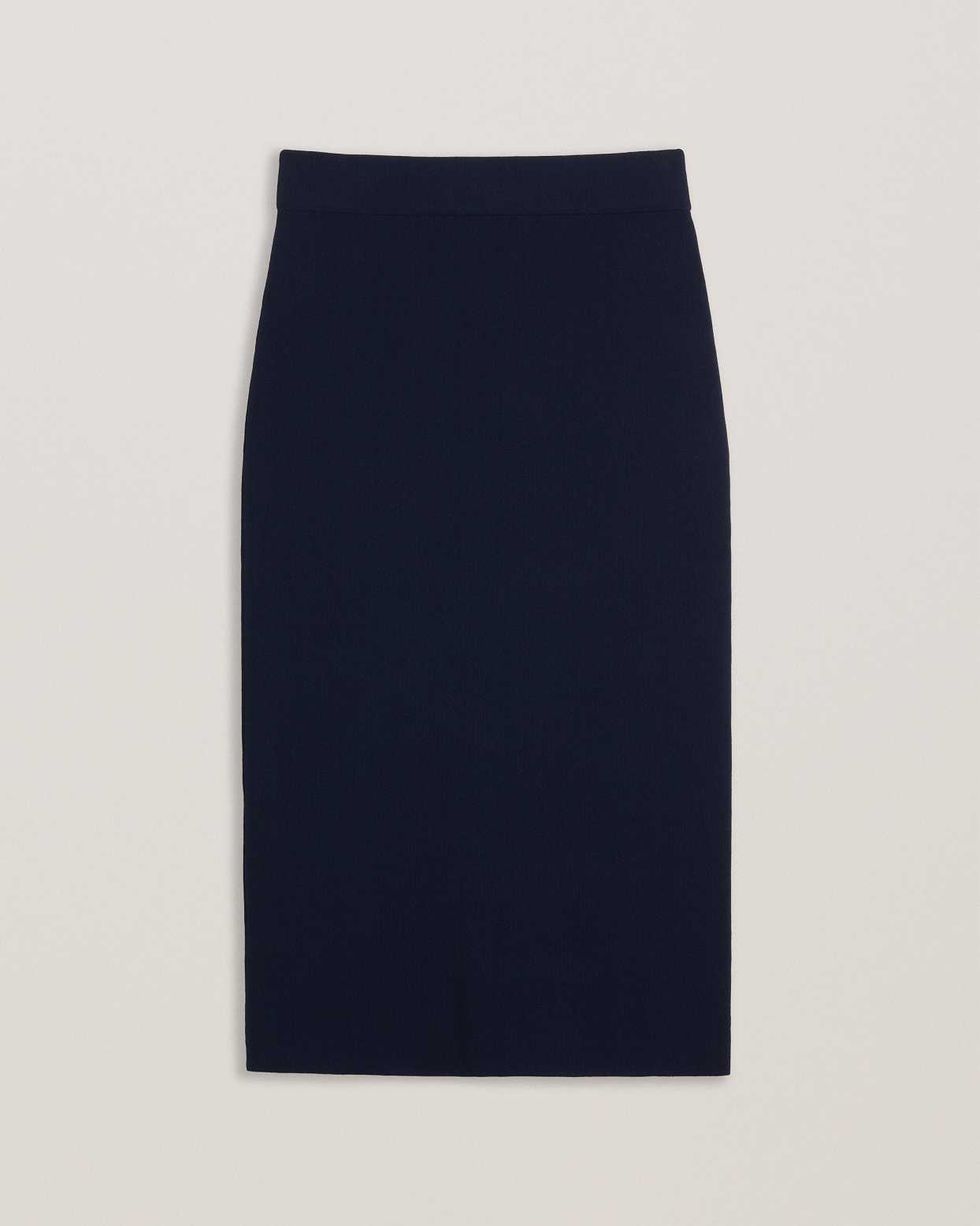 Blue Women Ted Baker Barbrha Knitted Bodycon Midi Skirts | T-953610