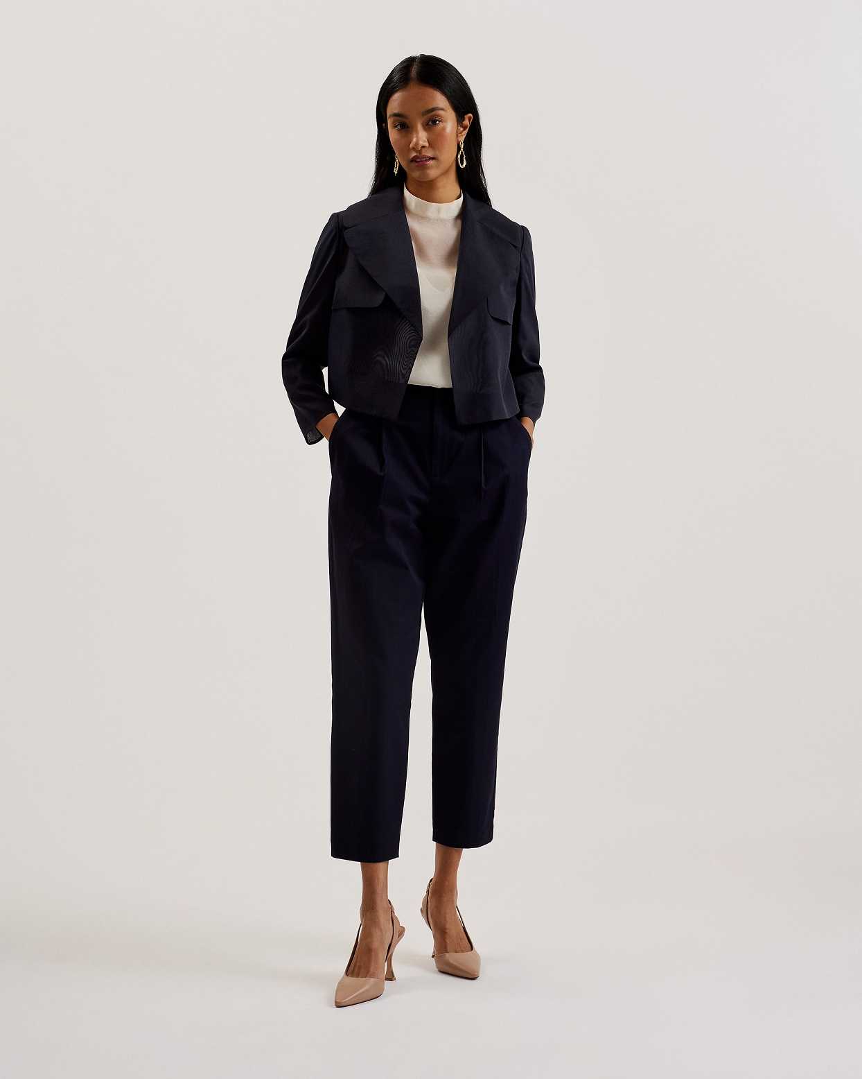 Blue Women Ted Baker Miki Tailored Organza Jacket | T-872631