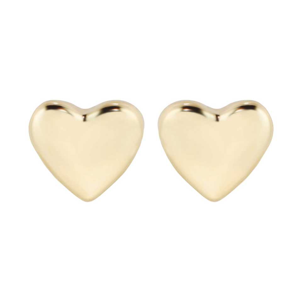 Gold Women Ted Baker Harly Tiny Heart Stud Earrings | T-289065