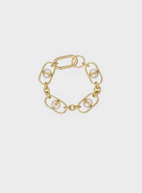 Gold Women Ted Baker Peralia Statement Pearl Bracelet | T-581023