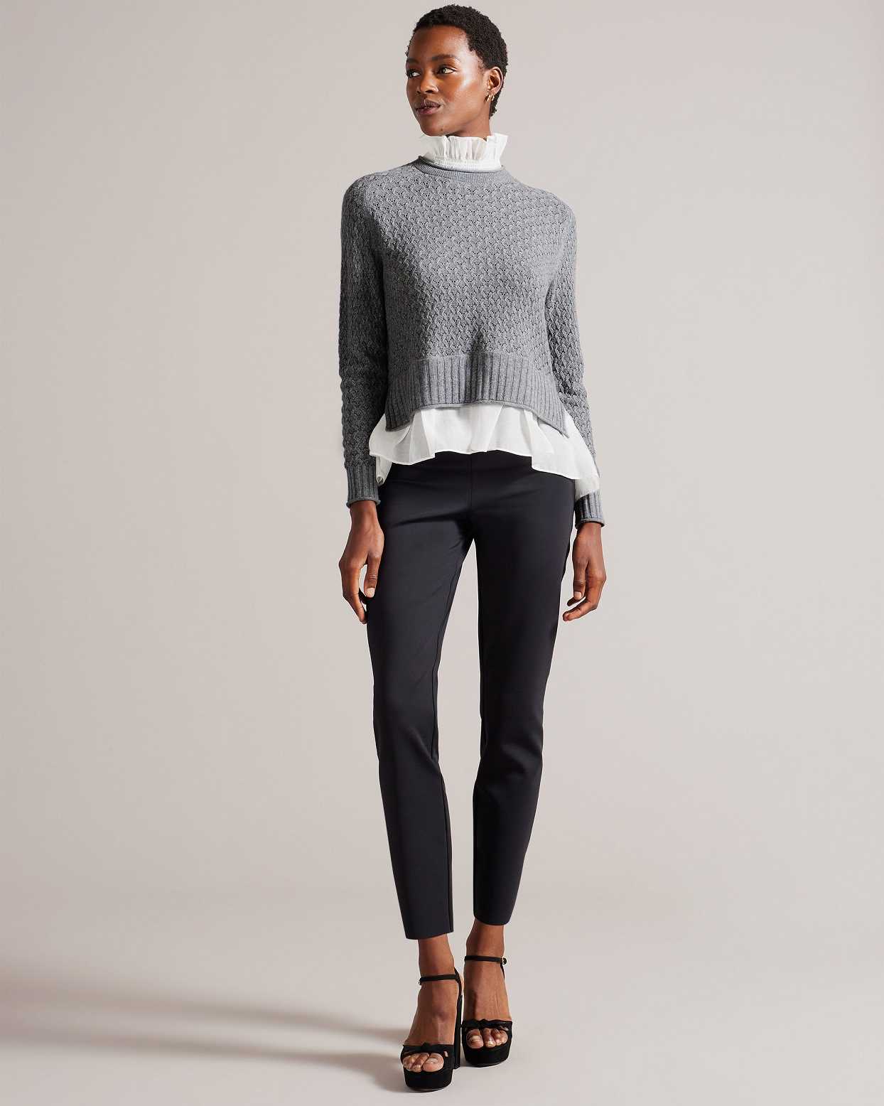 Grey Women Ted Baker Holina Knit Sweater | T-892601