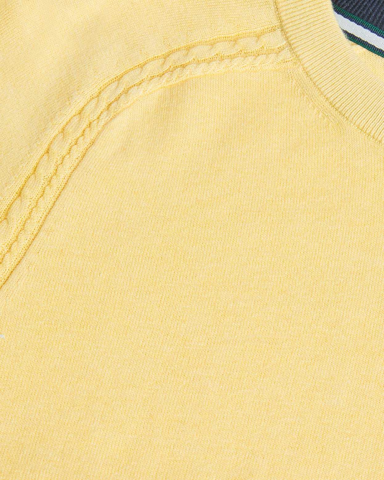 Light Yellow Men Ted Baker Tivol Silk Blend Crew Neck Jumper | T-483209