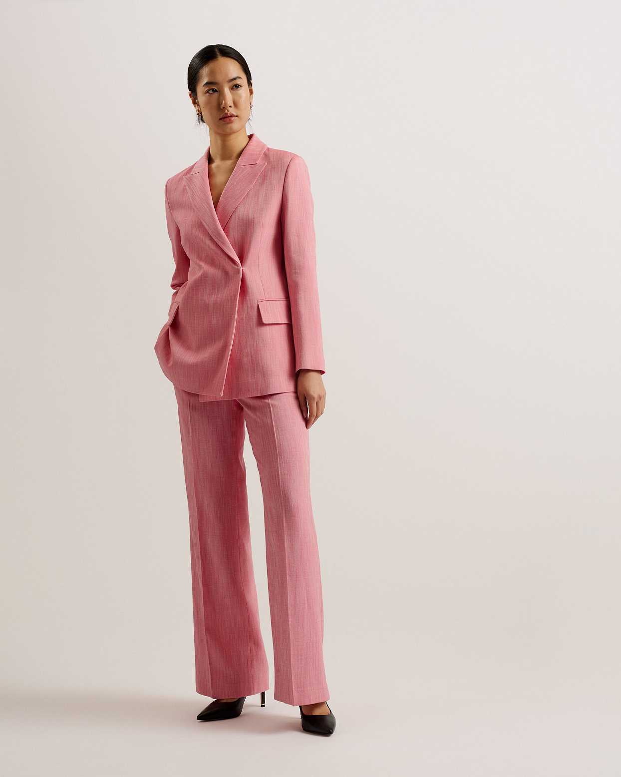 Pink Women Ted Baker Hiroko Oversized Coat | T-754268