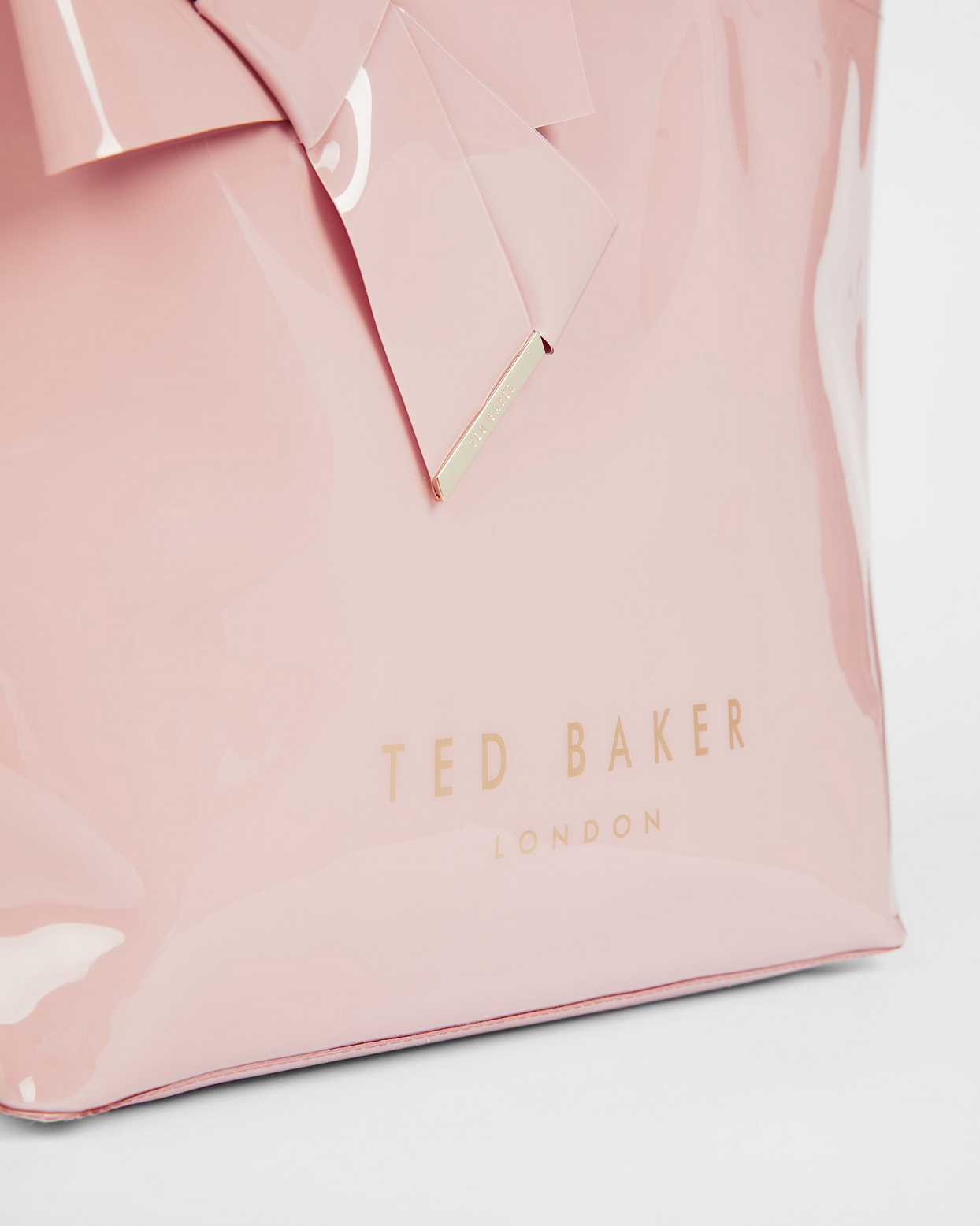 Pink Women Ted Baker Nicon Knot Bow Large Icon Bags | T-810529