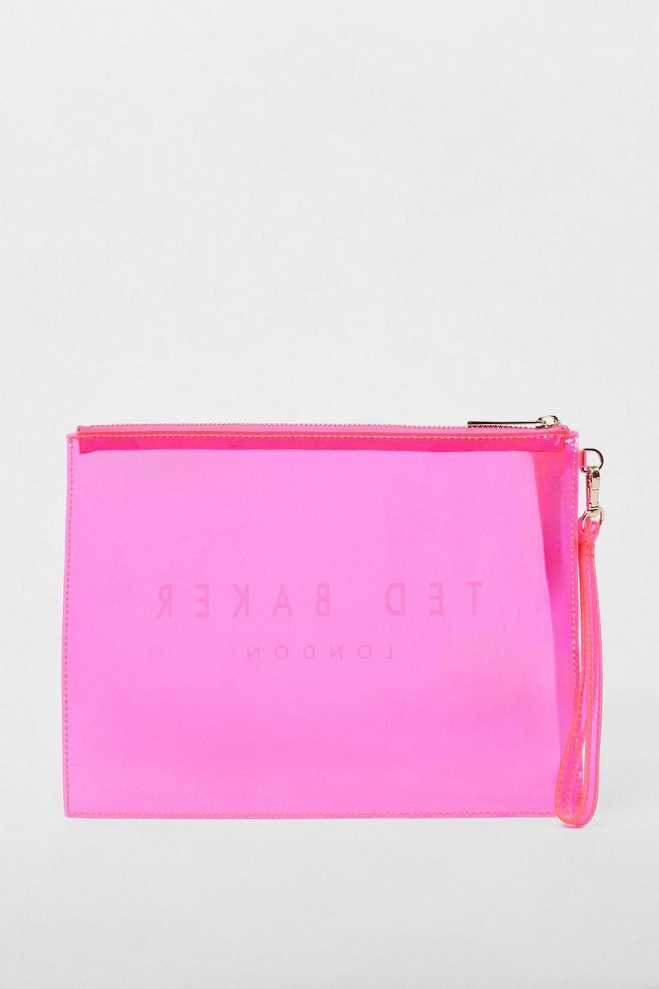 Pink Women Ted Baker Sheikon Transparent Icon Bags | T-092158