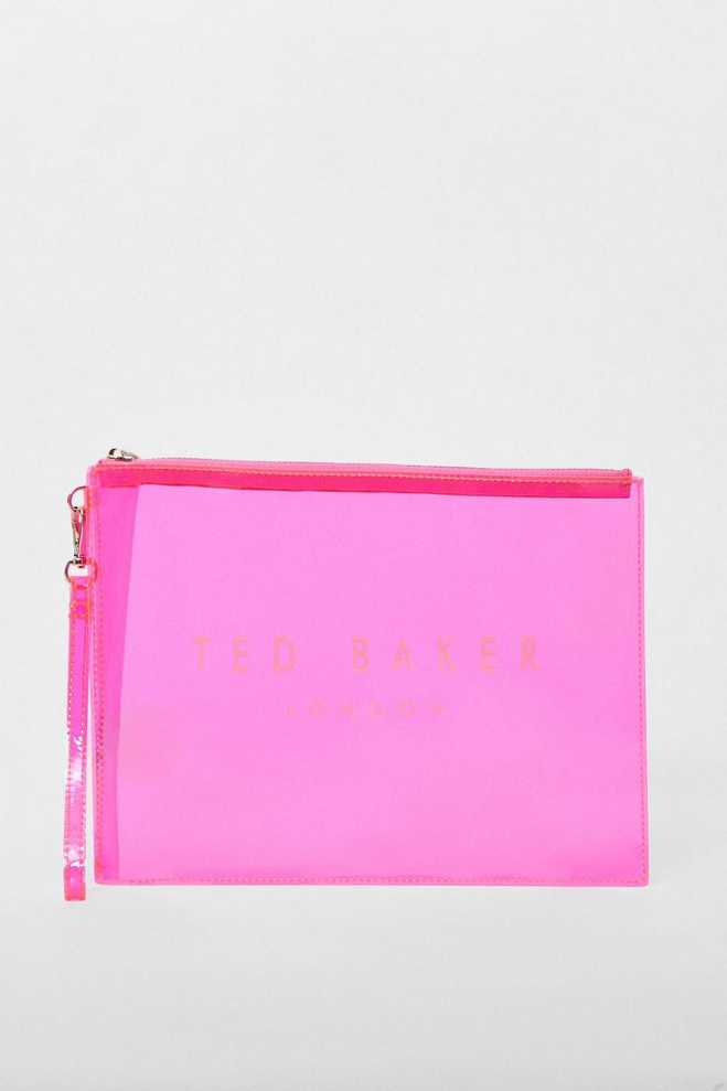 Pink Women Ted Baker Sheikon Transparent Icon Bags | T-092158