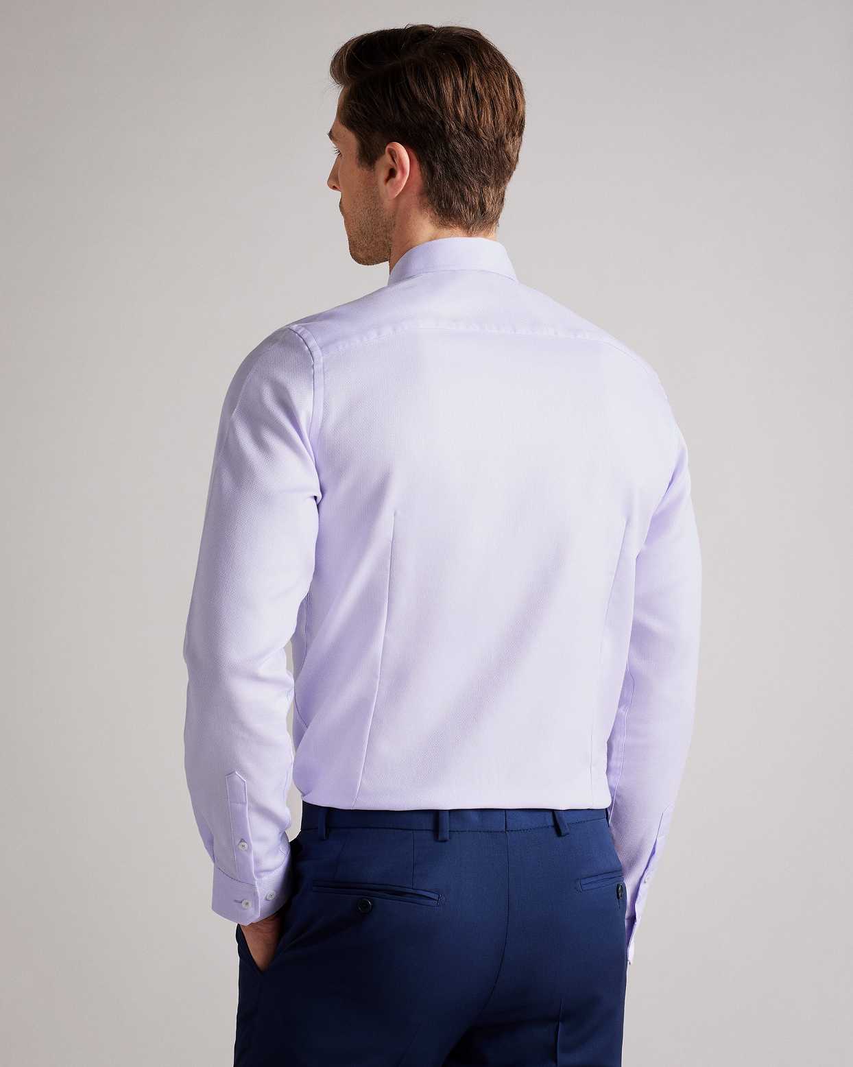 Purple Men Ted Baker Daltoss Long Sleeve Slim Fit Shirt | T-925137