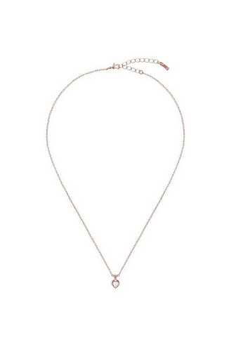 Rose Gold Women Ted Baker Hannela Crystal Heart Necklace | T-593840