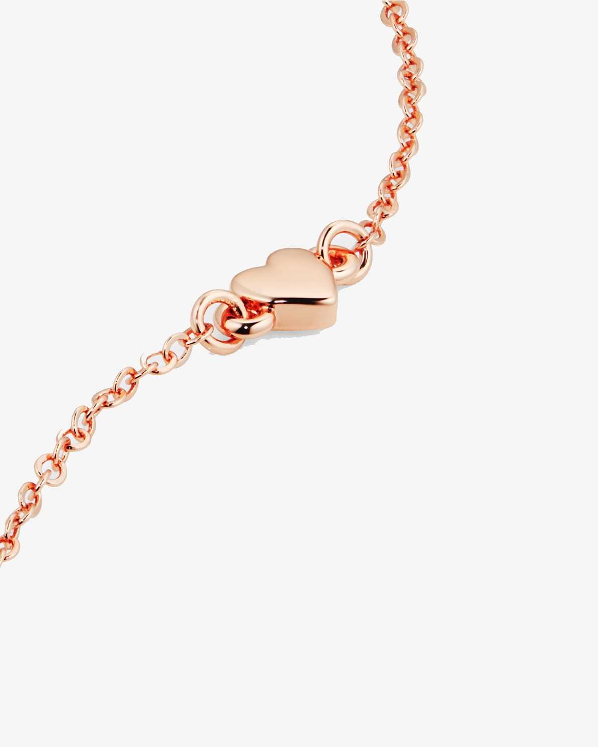 Rose Gold Women Ted Baker Harsaa Tiny Heart Bracelet | T-403962