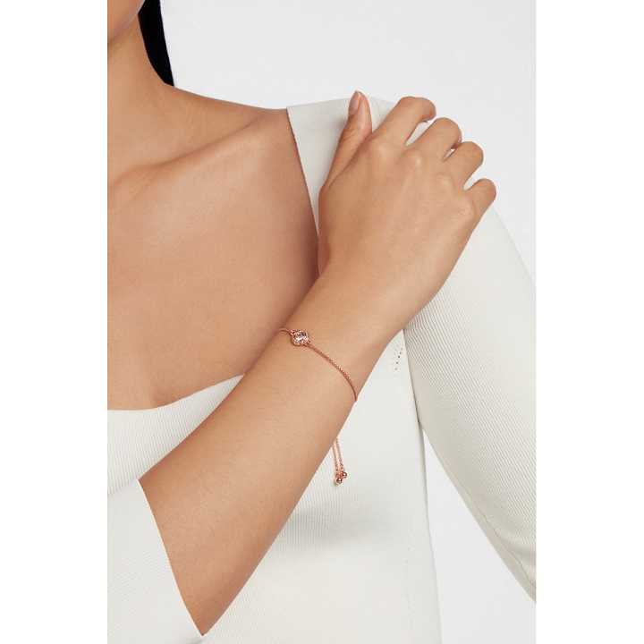 Rose Gold Women Ted Baker Soleta Solitaire Sparkle Bracelet | T-827309