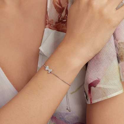 Silver Women Ted Baker Barset Bracelet | T-680452