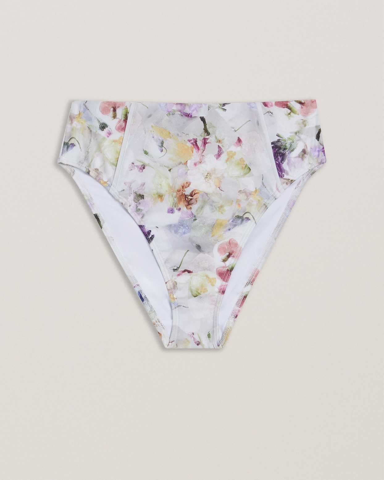 White Women Ted Baker Ovelina High Waisted Bikini Bottom | T-426175