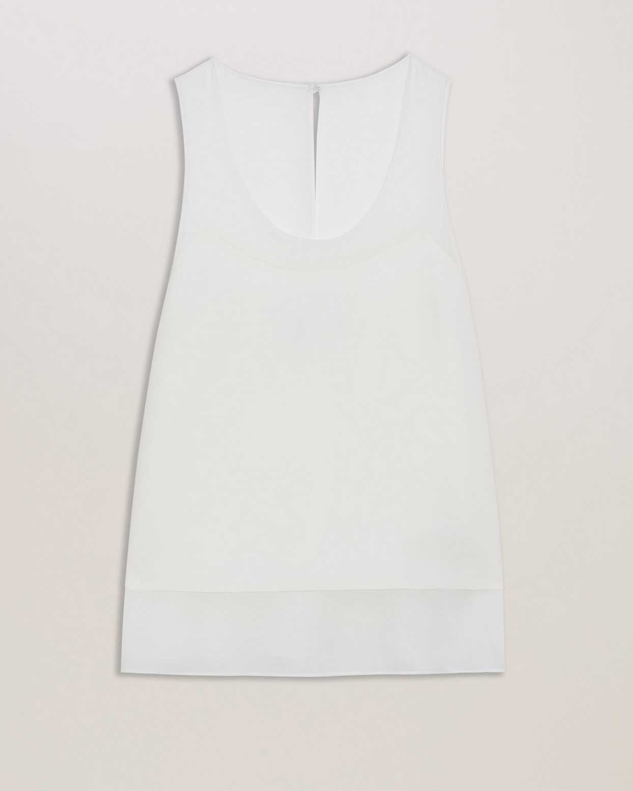 White Women Ted Baker Tilama Tank Top | T-340972